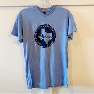Bruce’s | NWT Texas Home Blue Tee Shirt Size Small